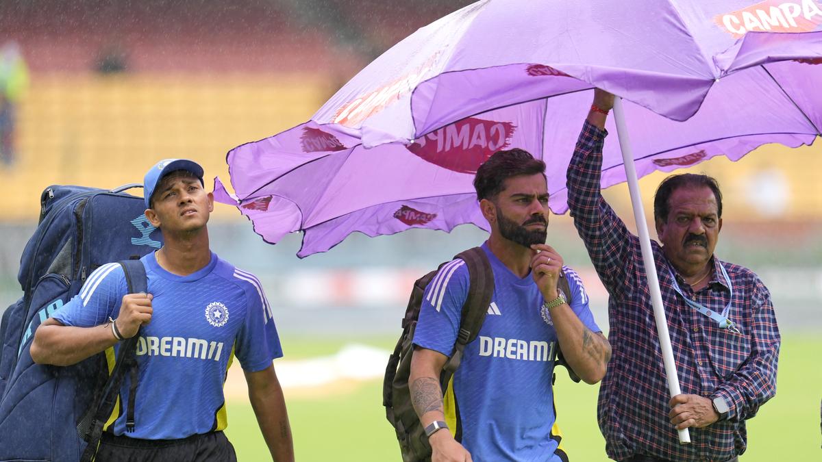 India vs New Zealand 1st Test: Rain in Bengaluru washes out opening session