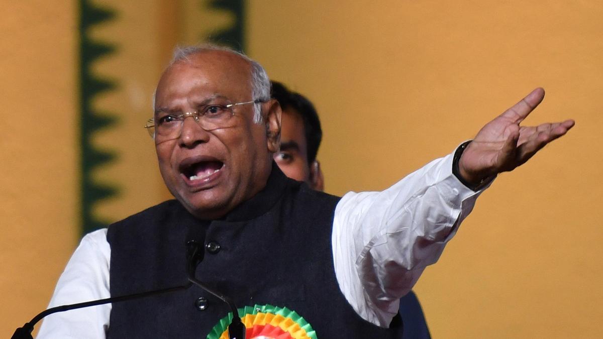 It is RSS and party first and not nation for BJP: Mallikarjun Kharge