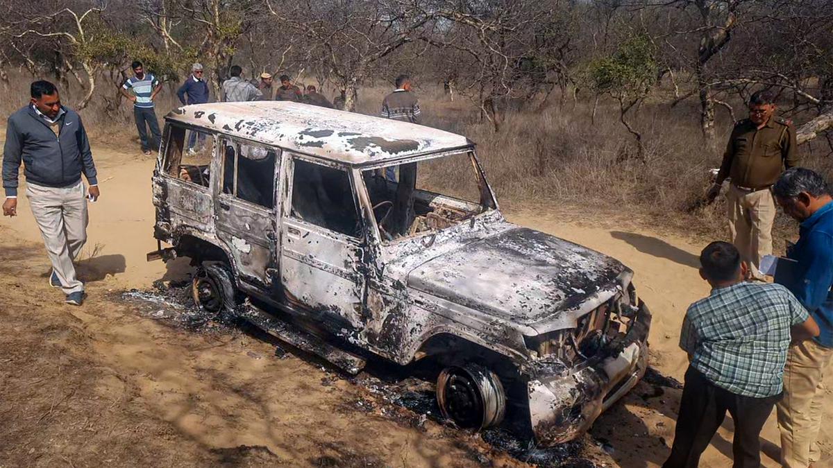 Men found charred | Haryana police forms SIT to probe allegations of negligence against CIA Ferozepur-Jhirka team