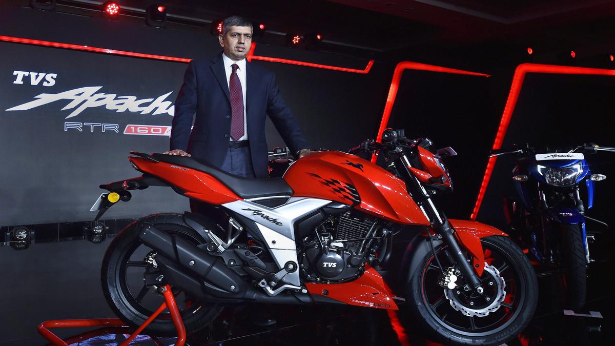 TVS Motor Rolls Out TVS Apache RTR V At Lakh Ex Showroom The Hindu