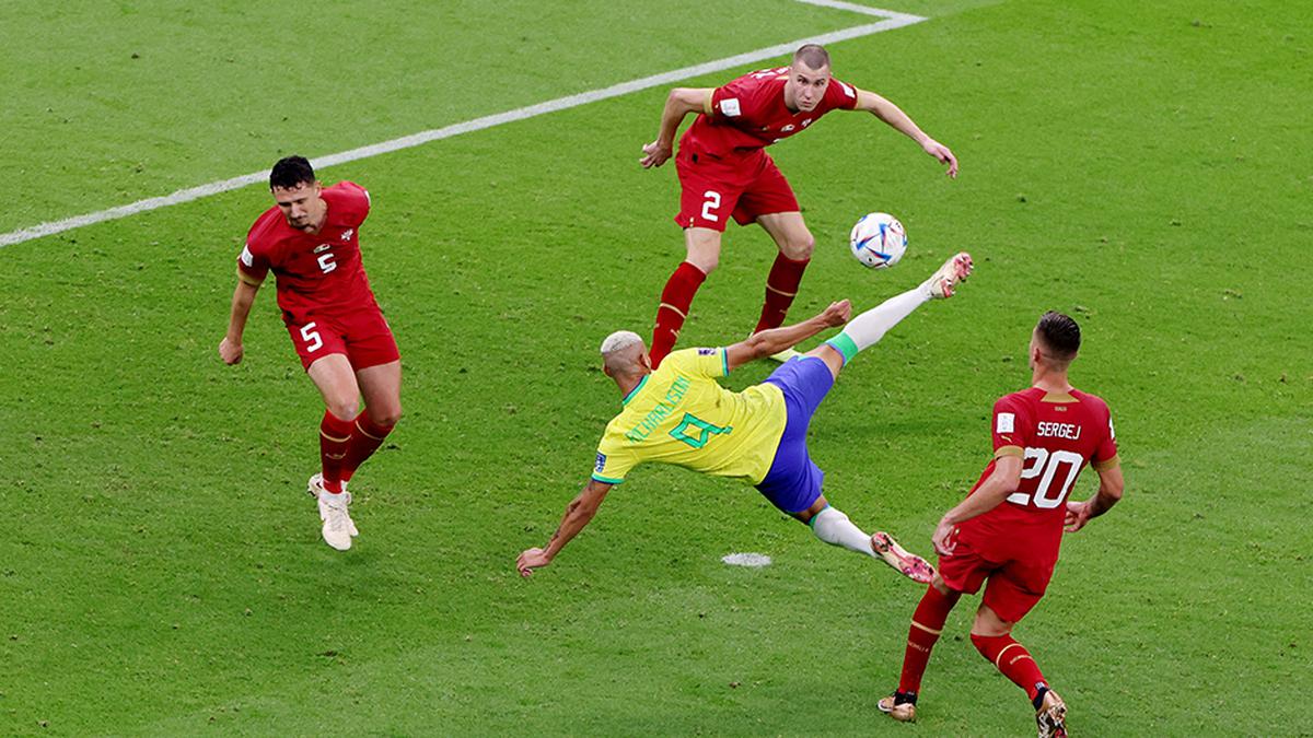 FIFA World Cup 2022 Richarlison s bicycle kick voted goal of