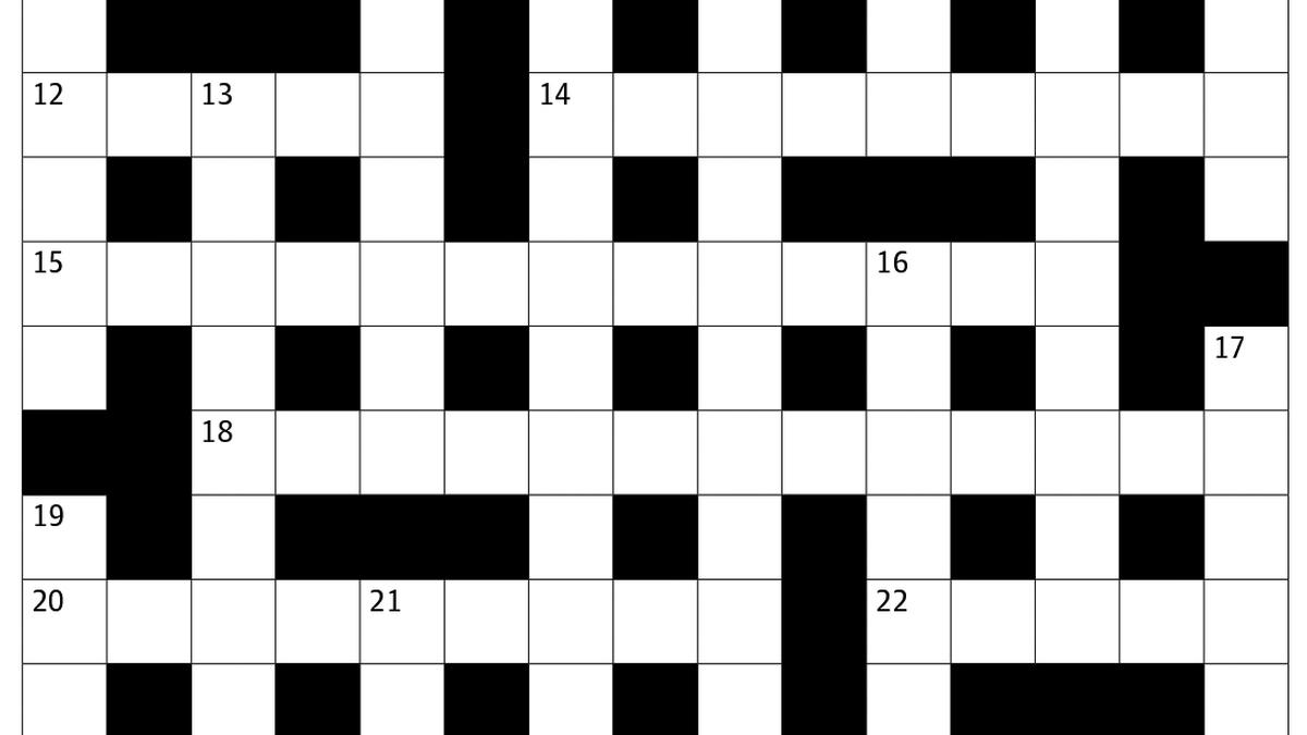 The Sunday Crossword No. 3310