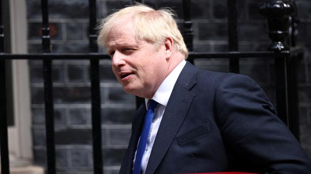 Embattled U.K. Prime Minister Boris Johnson agrees to resign