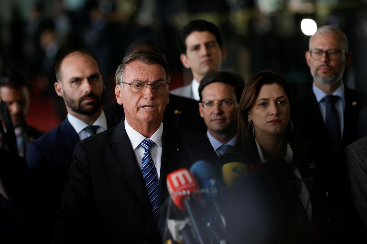 Bolsonaro declines to concede Brazil defeat in first address, but ‘authorises’ transition of power