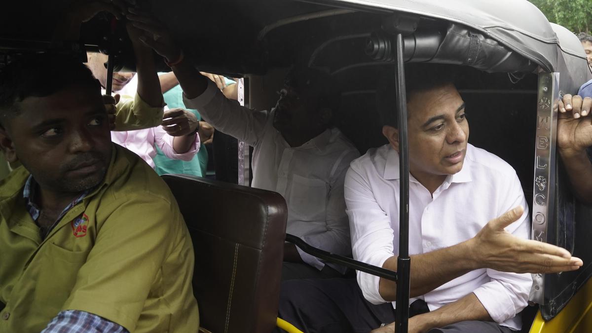 BRS and Congress take battle to the streets over free bus scheme