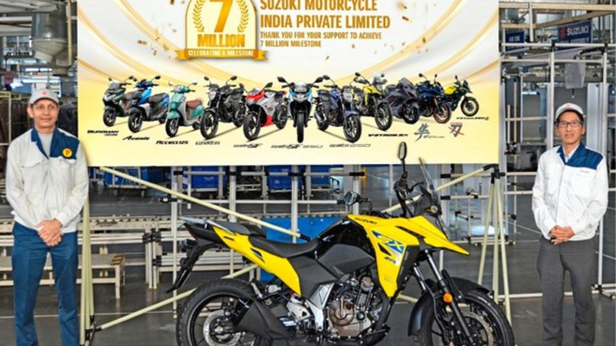 Suzuki introduces 7 millionth bike in India