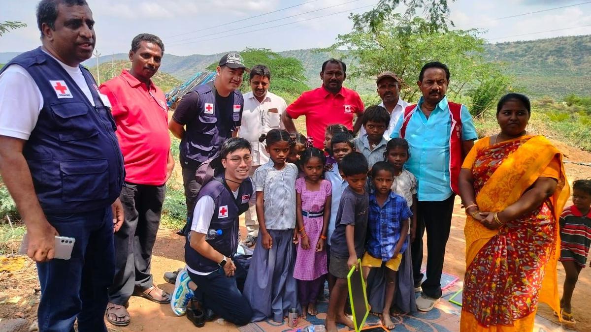 Singapore Red Cross team visits tribal habitations in Prakasam district
