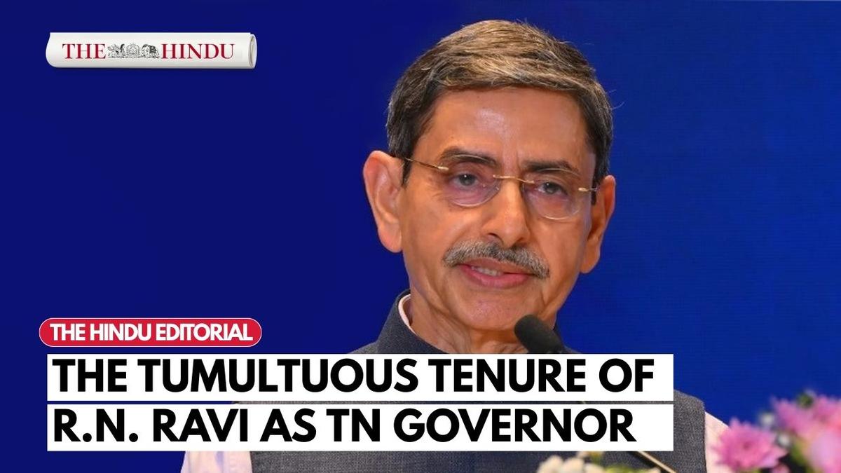 Watch: R.N. Ravi’s turbulent Tamil Nadu tenure ends amid political tensions | The Hindu Editorial