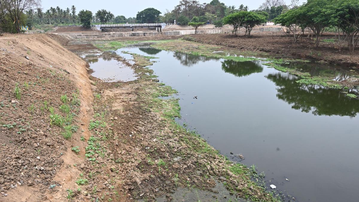 Noyyal near Perur breathes again as layers of waste removed from riverbed