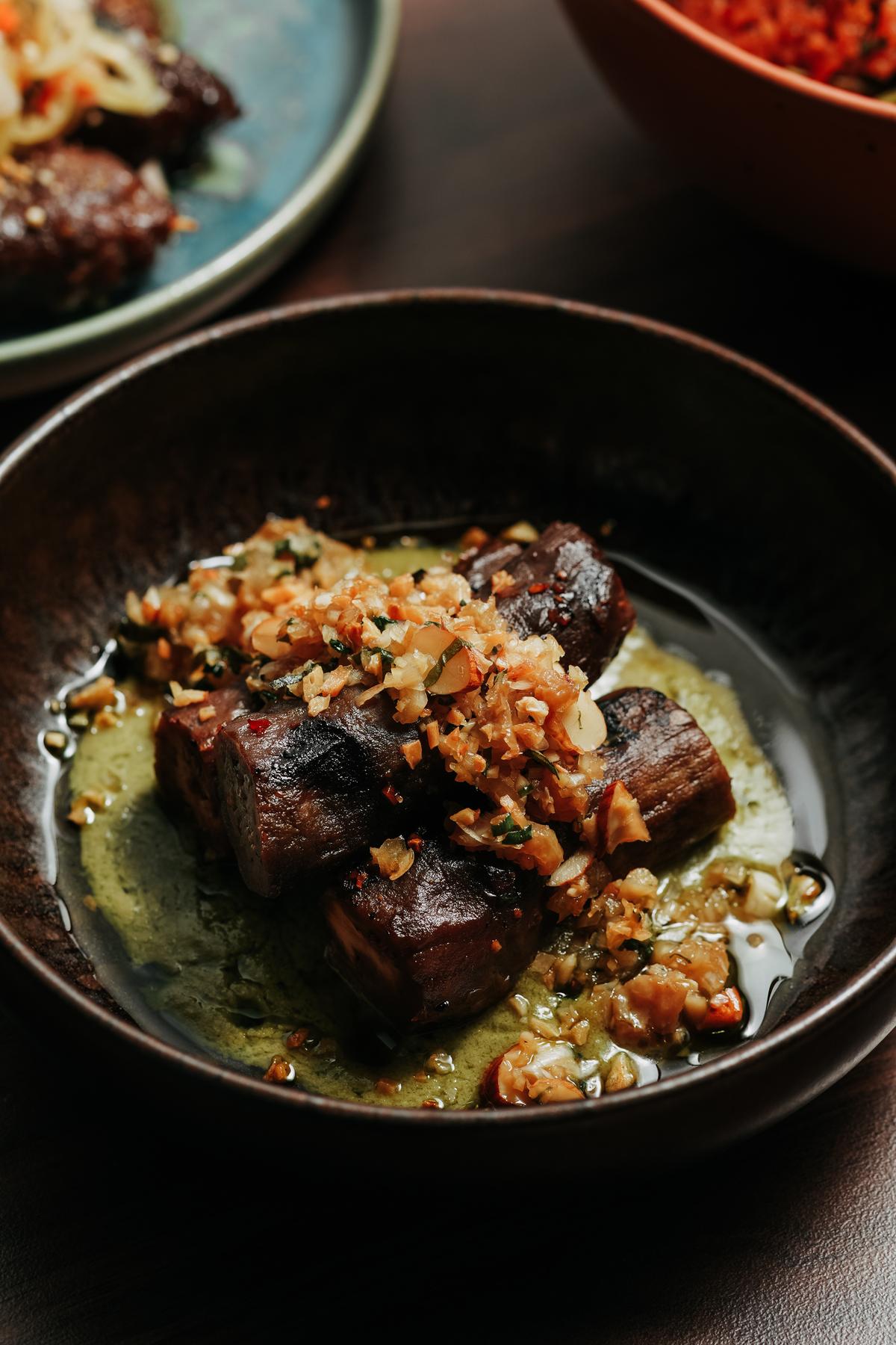 Grilled eggplant 