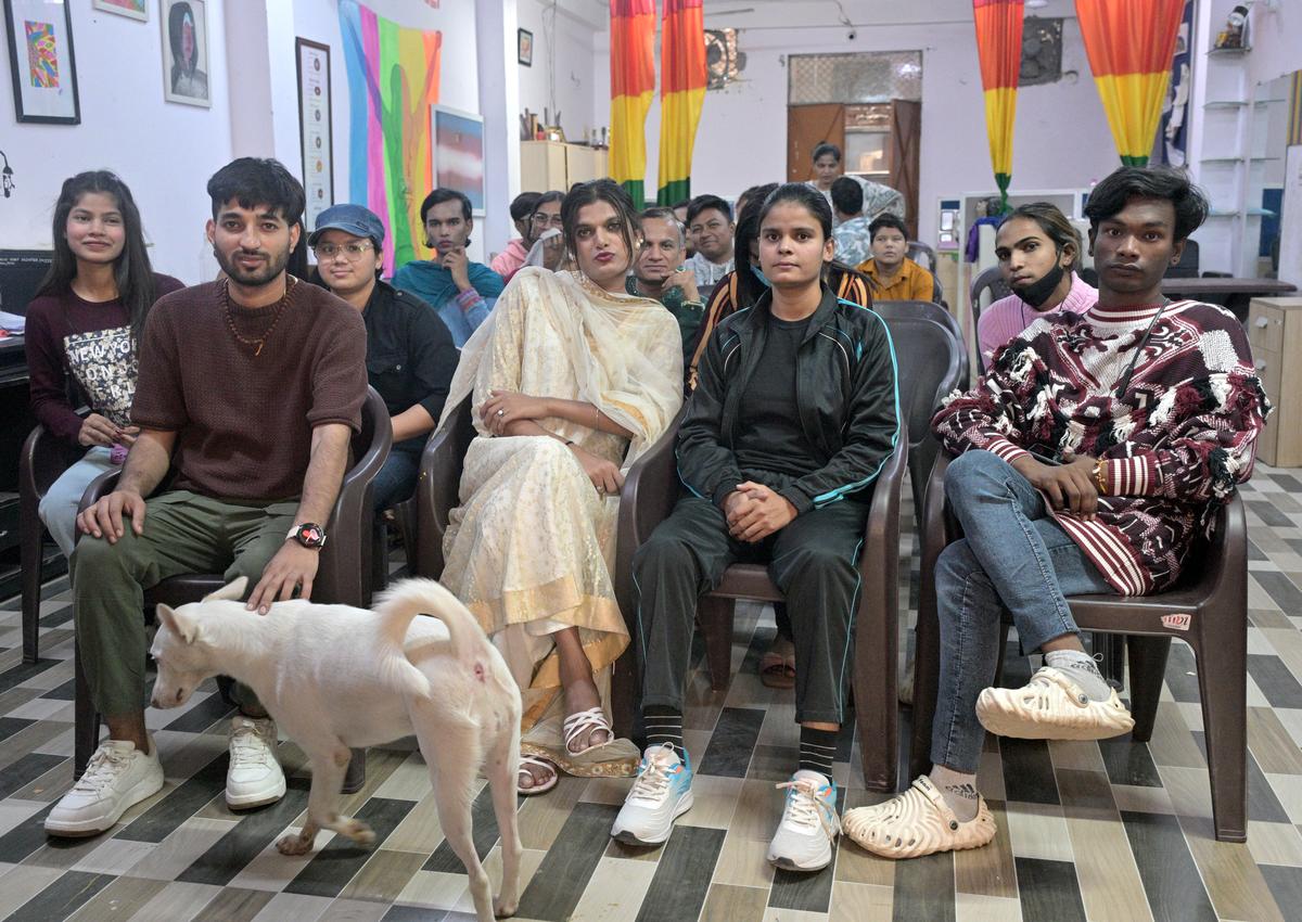 Inside the shelter home for transgender persons at Sitapuri in New Delhi.