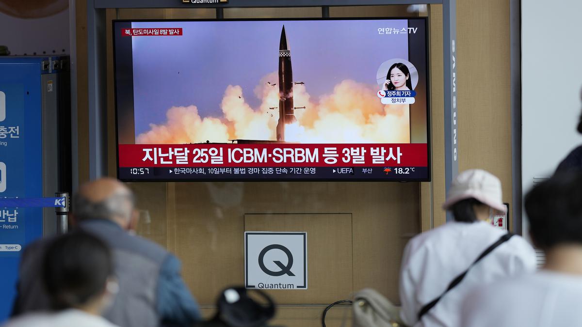 North Korea test-fires salvo of short-range missiles