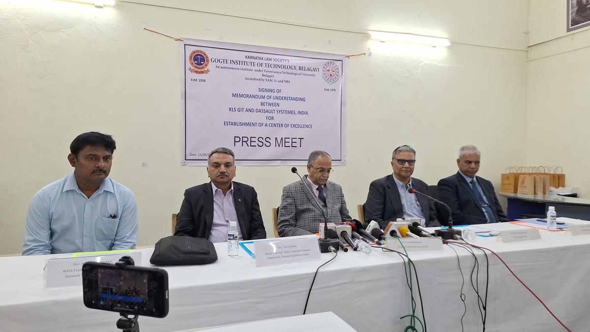 Gogte Institute of Technology signs MoU with Dassault Systemes to set up centre of excellence in Belagavi