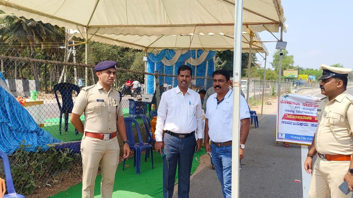 Poll code: Check-posts come up on Expressway in Mandya