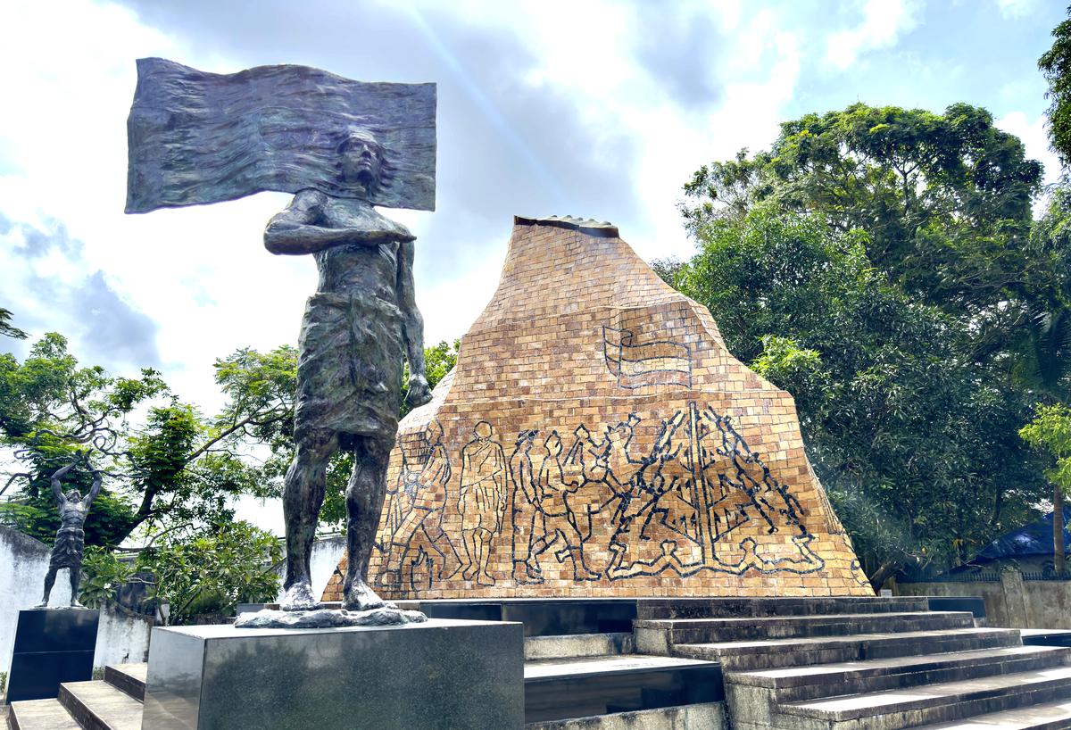 Freedom memorial at Vattiyoorkavu in Thiruvananthapuram