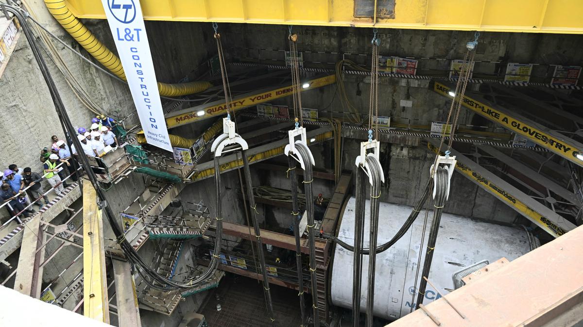 Tunnelling for Chennai Metro Rail’s Phase II Project begins on Royapettah-R.K. Salai stretch