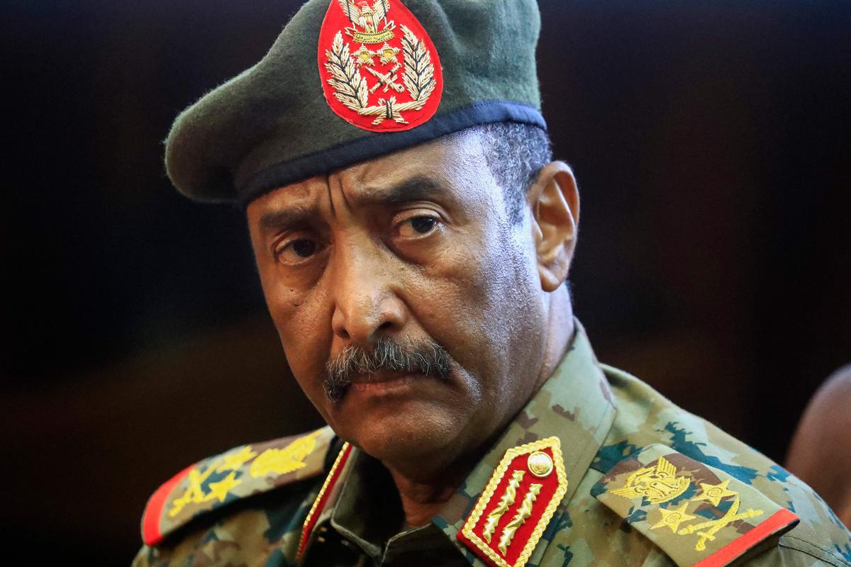 File photo of army general Abdel Fattah al-Burhan. (AFP)