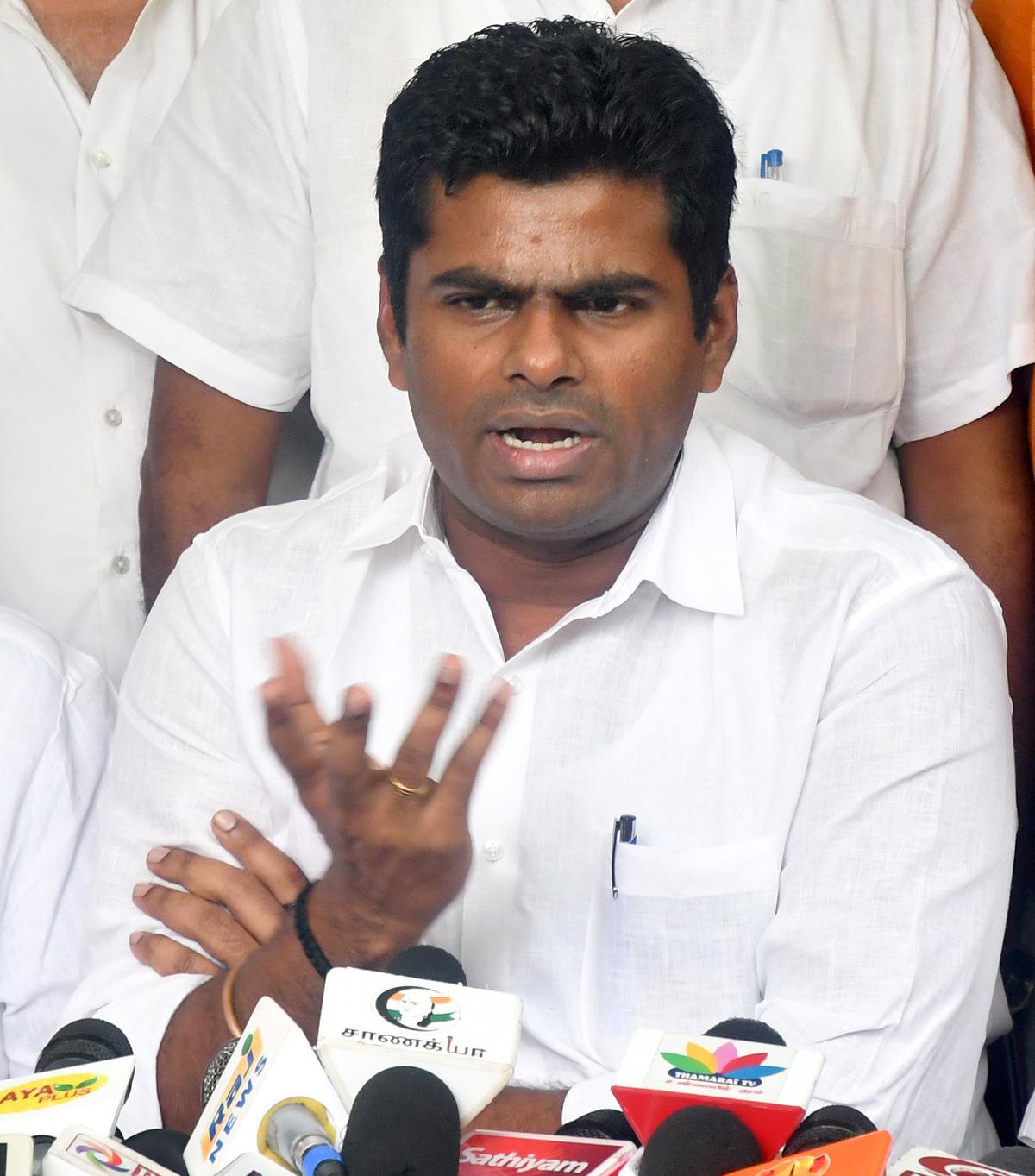 Annamalai backs Governor’s remark questioning delay in handing over Coimbatore blast probe to NIA
