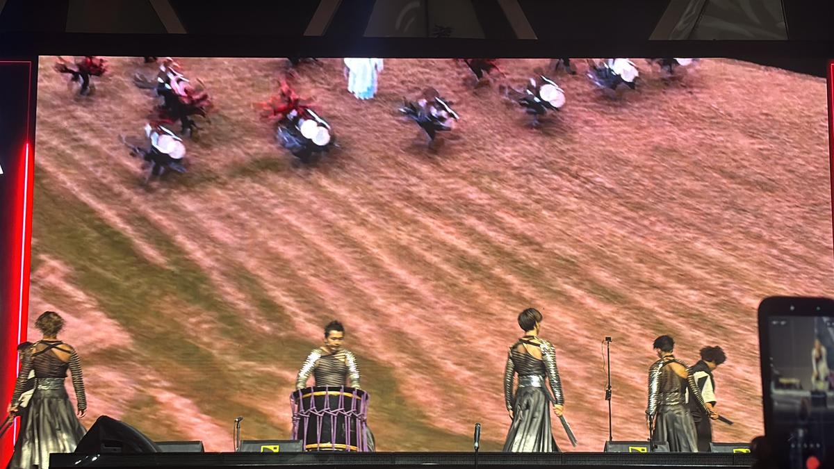 Japanese DRUM Tao ensemble beats its way into India