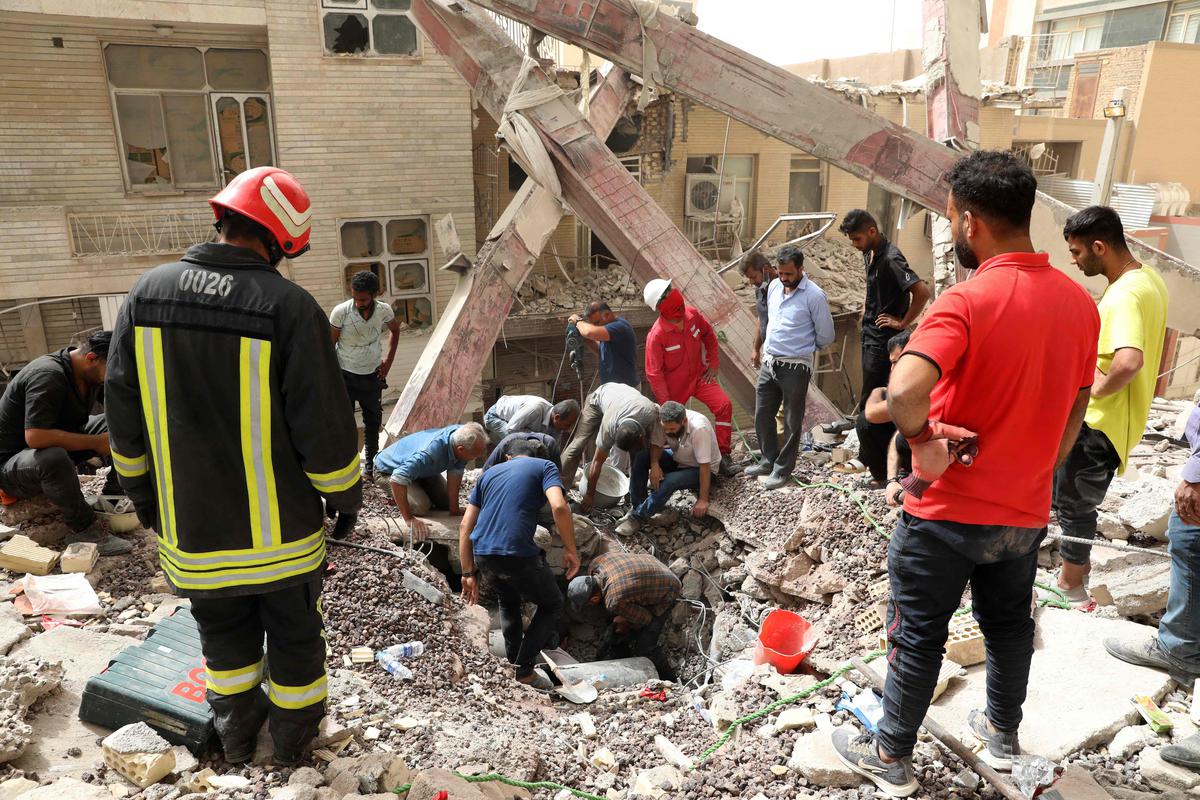 Iran Building Collapse Kills 11 As Mayor And Others Detained The Hindu   AFP 32AX3TW 