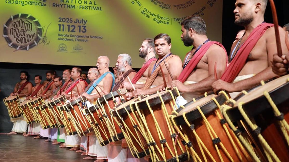 A thunderous finale to the National Percussion Festival