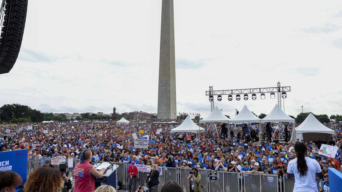 'Enough is enough': Thousands demand new gun safety laws