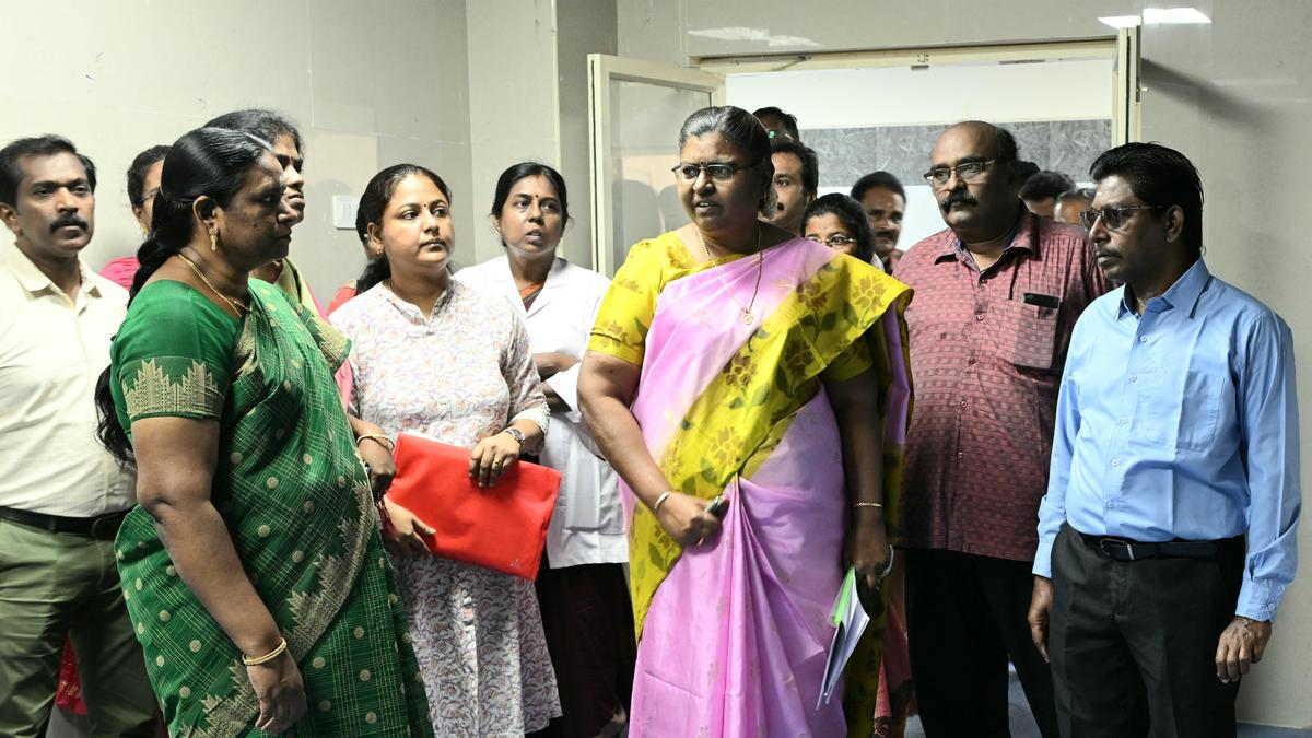 Additional Health Secretary inspects maternity and child health super speciality hospital; instructs officials to get it ready for early inauguration