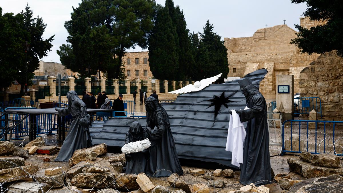 On Christmas Eve, celebrations halted in Bethlehem due to Israel-Hamas war