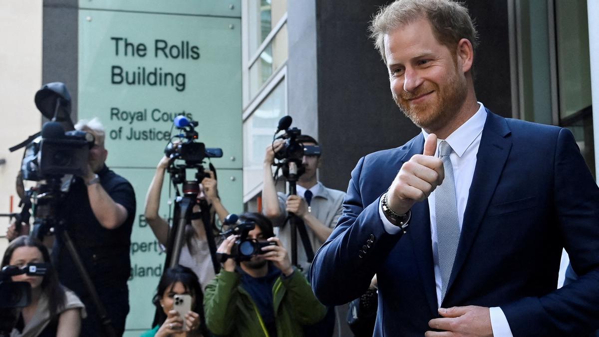 Prince Harry wins phone hacking lawsuit against British tabloid publisher, awarded 140,000 pounds