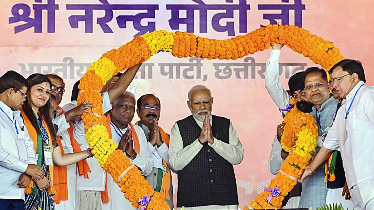 Congress nurtures hatred towards OBCs, says PM Modi in Chhattisgarh