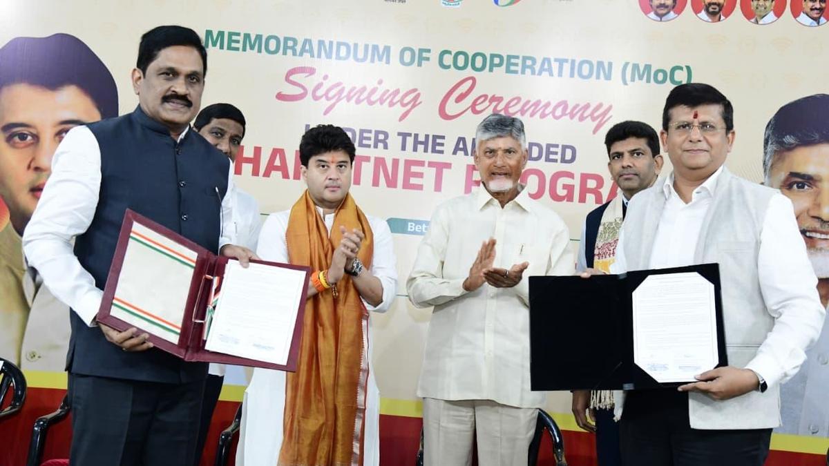 Centre sanctions ₹2,432 crore for Amended BharatNet rollout in Andhra Pradesh
