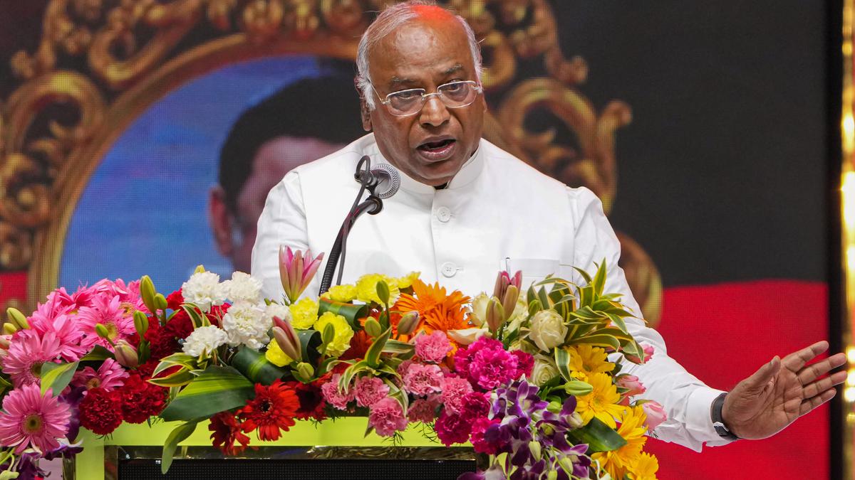 Congress 'umbrella' of protection to increase income was stronger than BJP 'propaganda': Kharge