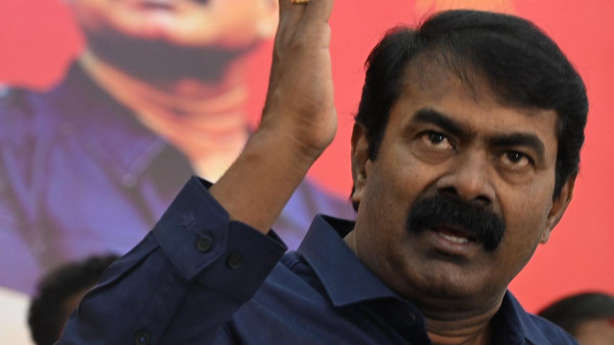 Seeman, NTK cadre booked for unlawful assembly 