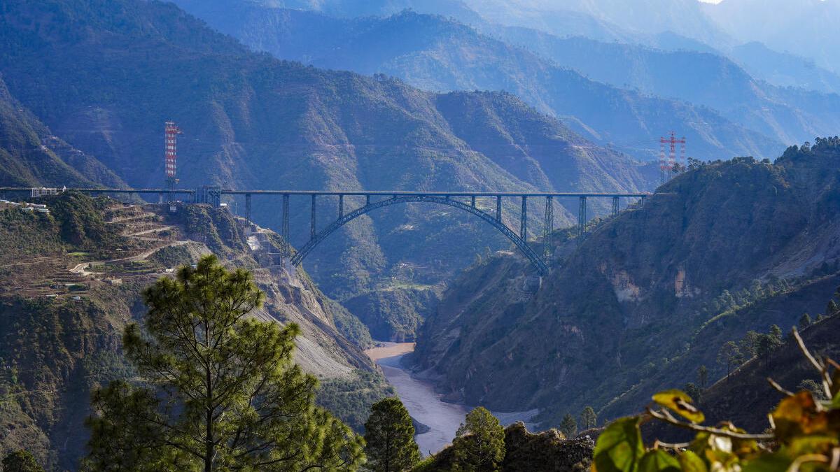 The World’s Highest Railway Bridge Is In India: Watch Video - The Hindu