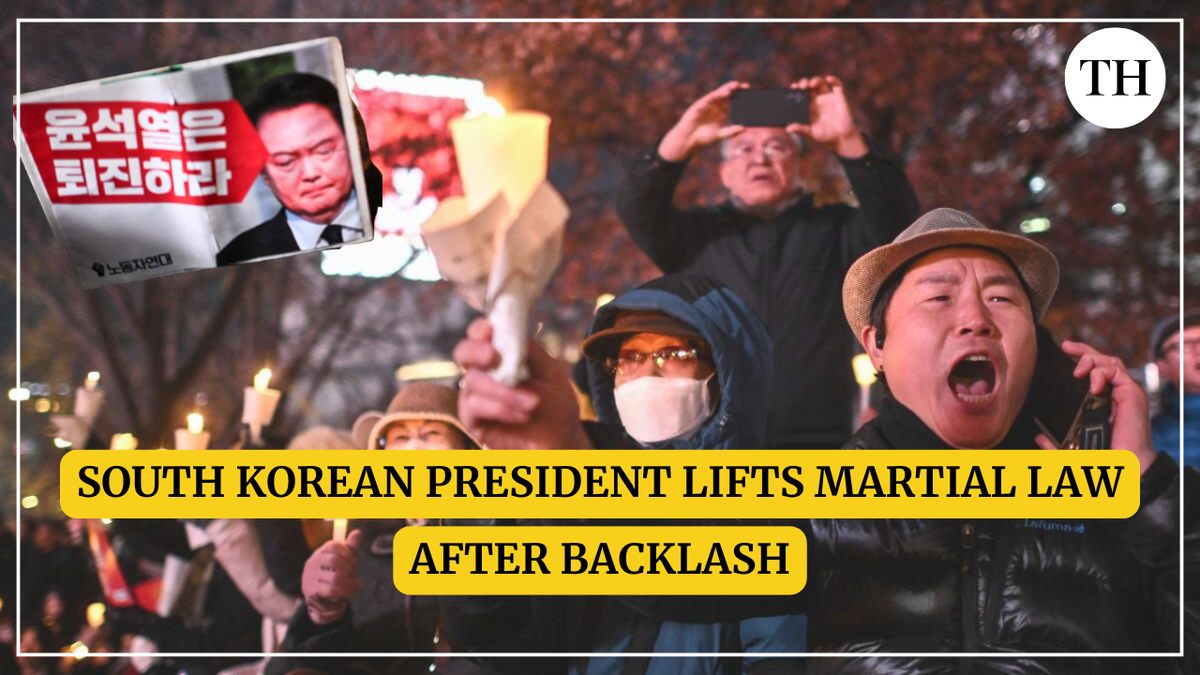 Watch: South Korean President lifts martial law after backlash