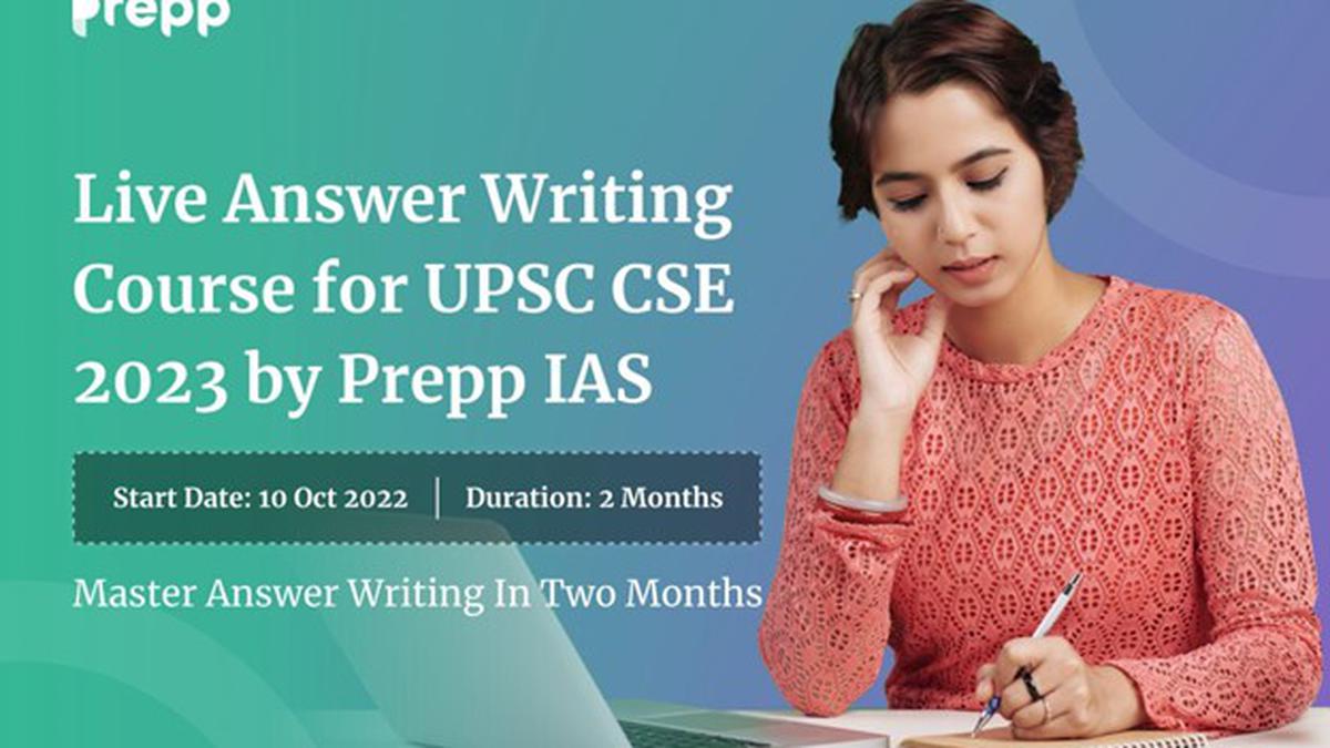 Live Answer Writing Course for UPSC CSE by Prepp IAS - The Hindu