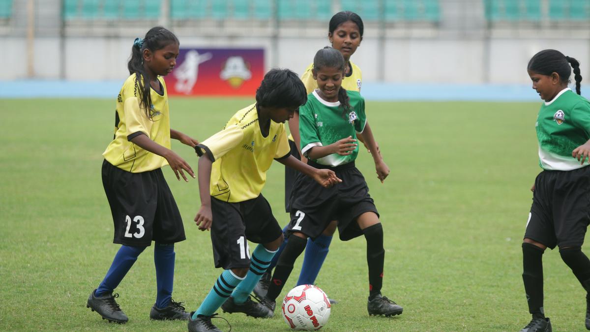 How government girls school in Saidapet got a football team