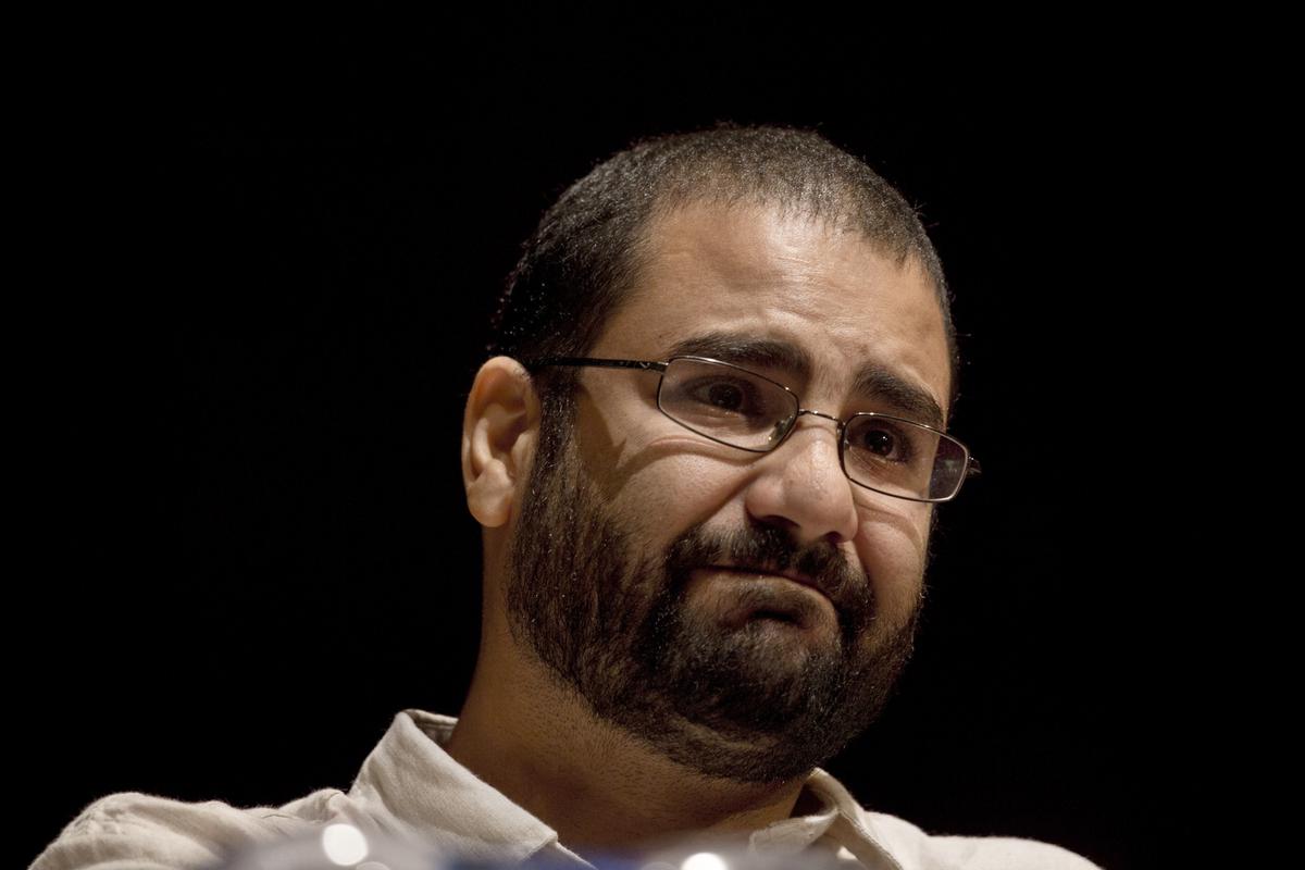 Jailed Egyptian activist on hunger strike is hospitalized, family says