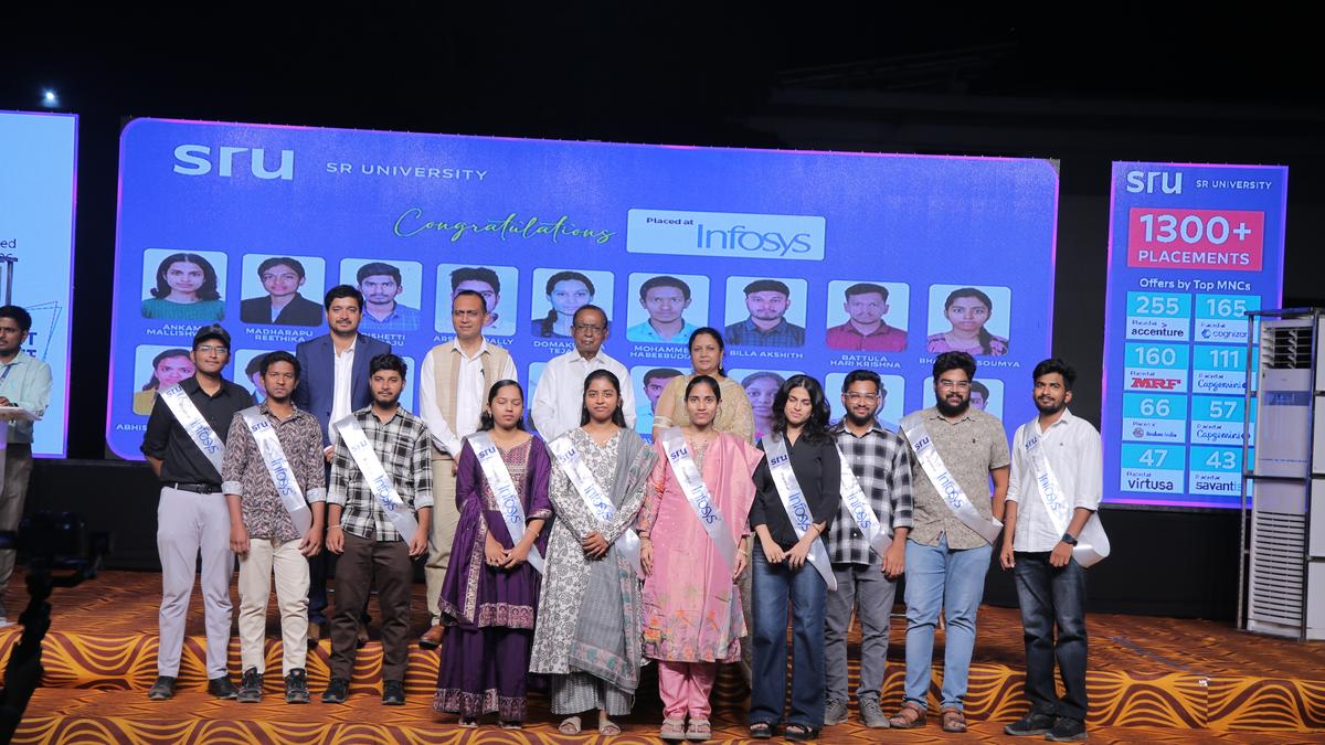 Warangal: Over 1,300 SRU students secure jobs