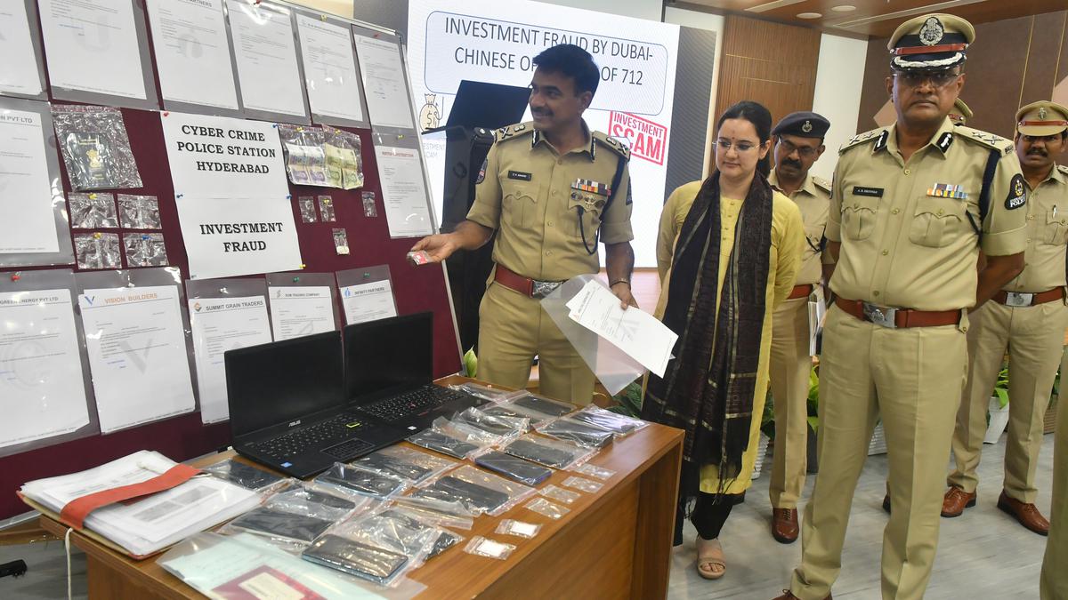 Hyderabad police bust ₹712-crore Chinese investment cyberfraud