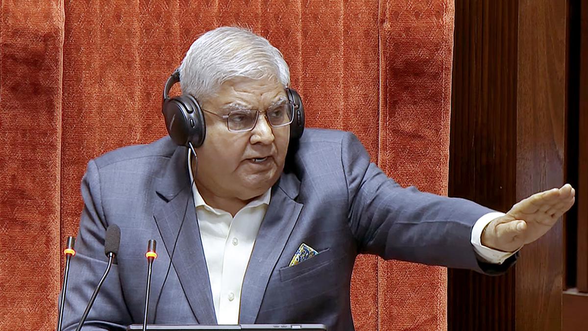 Rajya Sabha Chairman anguished at suspended MP mimicking him during protest outside Parliament