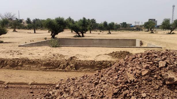 Villagers, activists come together in Rajasthan to save  johad land for public use