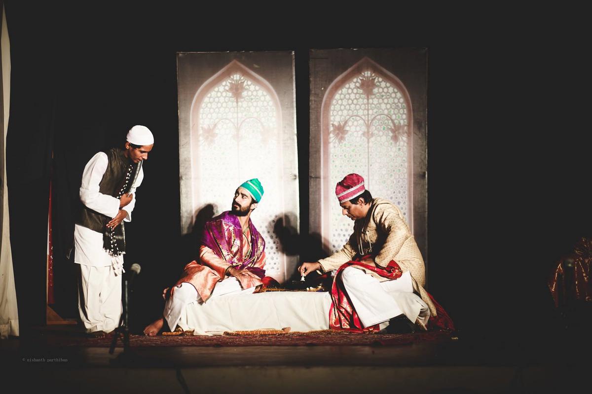 A scene from the play ‘Shahjahan’ A scene from the play ‘Shahjahan’