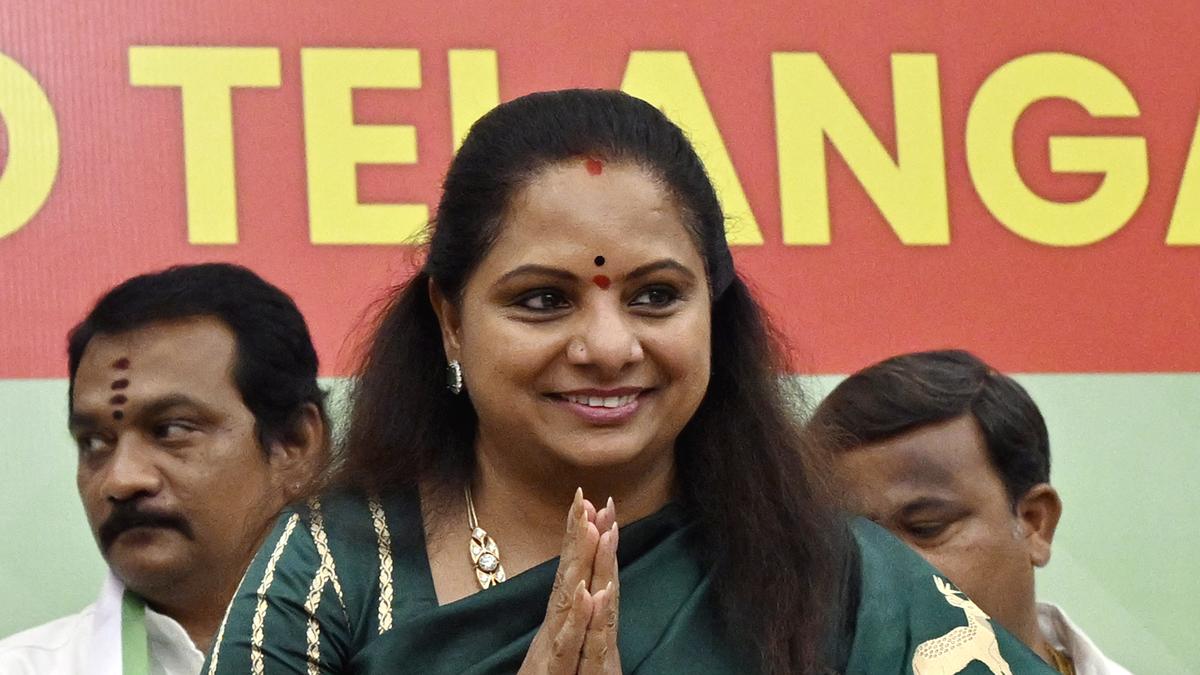 Kavitha elected as honorary president of HMS in Singareni