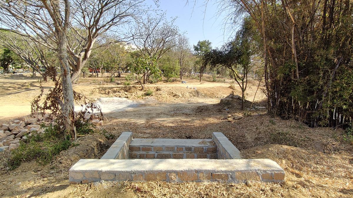 One of the two outlets for flood mitigation at the rejuvenated Channasandra (1) lake, also popularly known as Kasturi Nagar lake in Bengaluru.