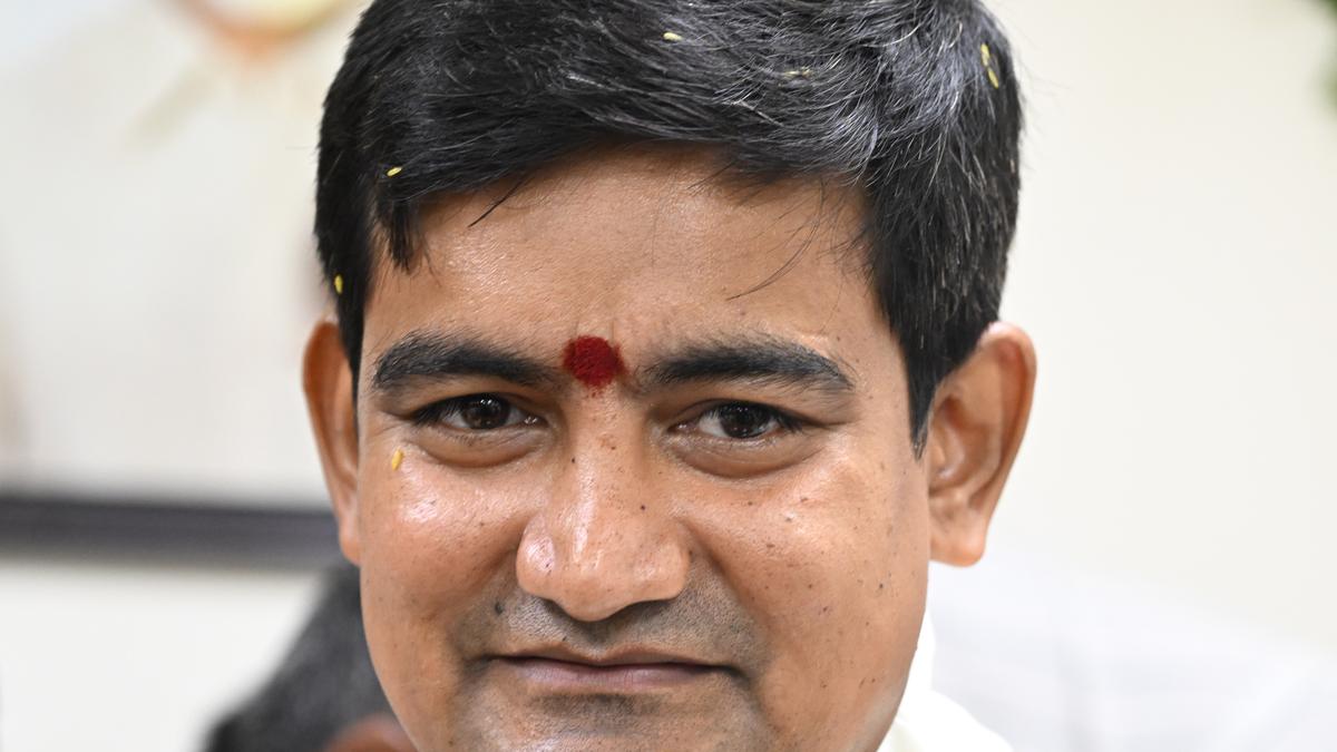 Minister Kondapalli Srinivas distributed pensions to beneficiaries in Vizianagaram district