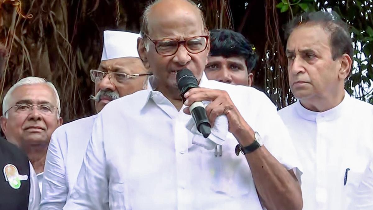 Maharashtra NCP crisis | Post-Ajit Pawar’s rebellion, president Sharad Pawar stages massive show of strength in Satara