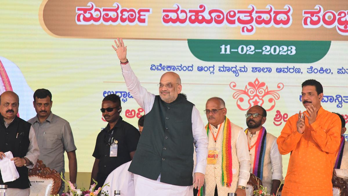 Shah asks people of State not to vote for JD(S), Cong. that valorise Tipu