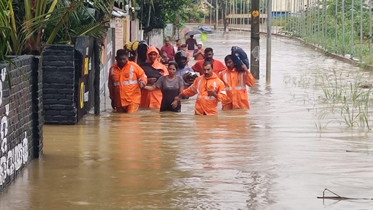 Heavy rains pound Thiruvananthapuram, flooding neighbourhoods and sending citizens scrambling for higher ground