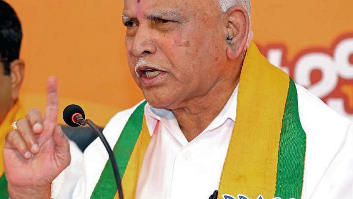 Congress charge that I was removed from CM post by my leadership is false and baseless: Yediyurappa
